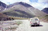 DRIVING IN THE BROOKS RANGE MOUNTAINS