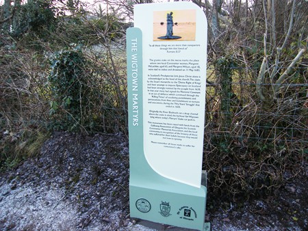 THE NEW MONOLITH TO THE WIGTOWN MARTYRS