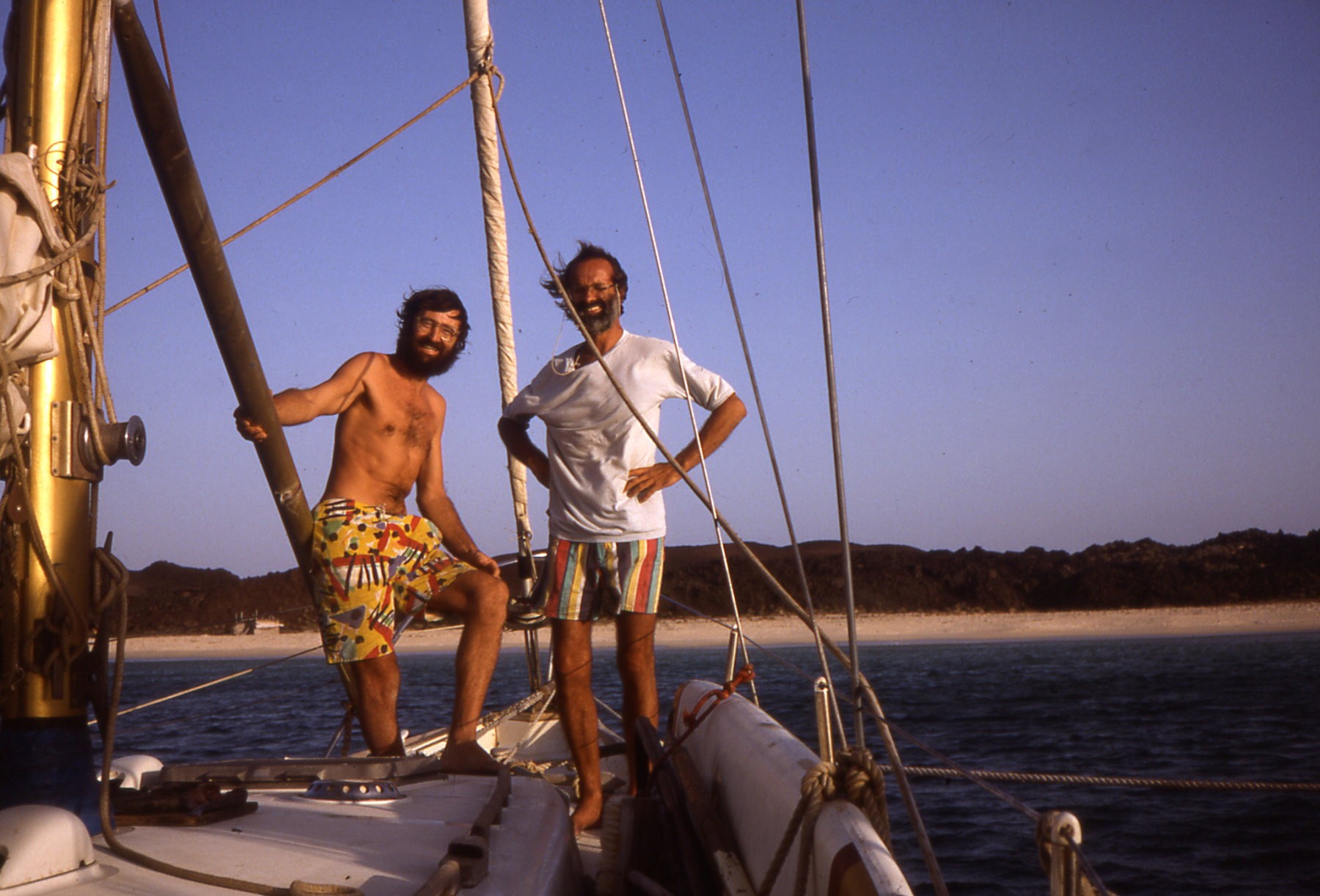 SOME GERMAN CIRCUMNAVIGATORS WE MET AND HAD A GREAT TIME ON EACH OTHERS BOATS