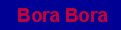 BLUE SPURR LANDFALL BORA BORA