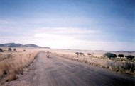 RIDING ON THE ONG STRAIGHT OPEN ROADS