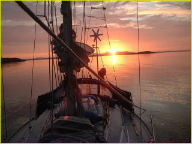 SUNSET IN THE OUTER HEBRIDES