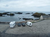 PARKED WITH ANOTHER MOTORHOME IN NORTHERN IRELAND