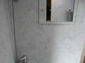 THE SHOWER INSIDE TOILET COMPARTMENT